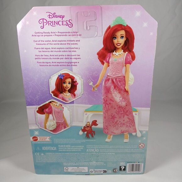 Disney Princess Getting Ready Ariel Doll NEW IN BOX The Little Mermaid - Picture 2 of 2